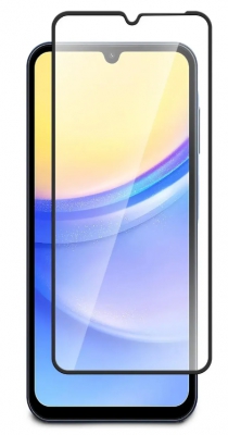 Защитное стекло CTI Full Glue для Samsung Galaxy A15 с рамкой (прозрачное)