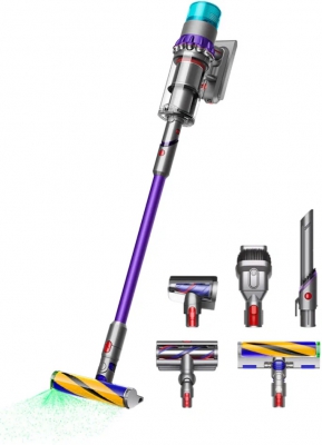 Вертикальный пылесос Dyson Gen5Detect Absolute (SV23), никель/фиолетовый замена мотора