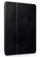 Чехол кожаный чехол HOCO Crystal Leather Smart Case для iPad Air 2 (черный)