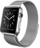Apple Watch milano Корпус 42 мм, нержавеющая сталь, миланский сетчатый браслет (42mm Stainless Steel Case with Milanese Loop) (MJ3Y2) (D4)