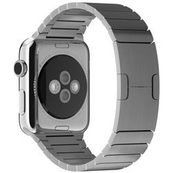 Блочный браслет серебристого цвета для Apple Watch 42/44 мм (MJ5J2ZM/A, MUHL2)