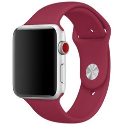 Спортивный ремешок цвета «красная роза» для Apple Watch 38 мм, размеры S/M и M/L (MQUK2ZM/A)