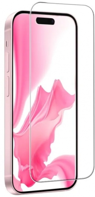 Защитное стекло SUPGLASS Premium на iPhone 17 Pro / 17 / 16 Pro без рамок (прозрачное)