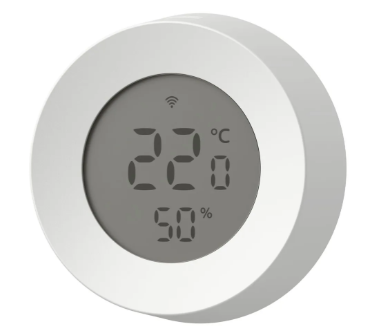 Датчик температуры и влажности Яндекс YNDX-00529, Zigbee, с цифровым дисплеем, белый