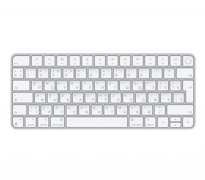 Клавиатура Apple Magic Keyboard с Touch ID, серебристая (MK293)