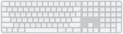 Клавиатура Apple Magic Keyboard с Touch ID и цифровой панелью (USB-C), белая (MJM64) 2026г.