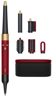 Стайлер Dyson Airwrap i.d. HS08 straight+wavy, красный вельвет/золотой (594803-01) KR