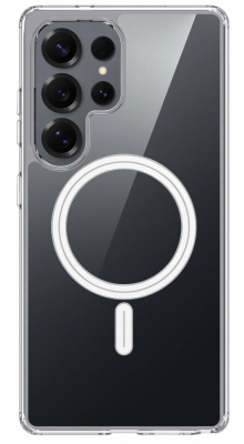 Чехол накладка CTI с поддержкой MagSafe для Samsung S25 Ultra (прозрачный)
