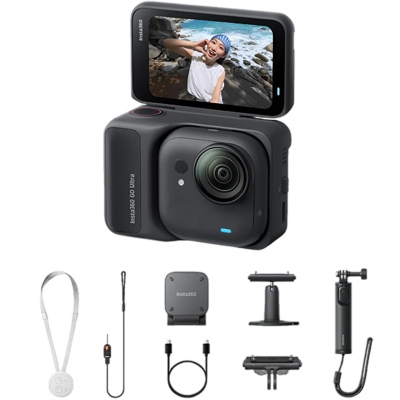 Экшн-камера Insta360 GO Ultra Creator bundle, черный