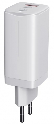 Сетевое зарядно устройство WIWU GAN 65W Wall Charger GTC-6521 2xUSB-C + USB-A/PD/65W(белое)