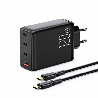 Сетевое зарядное устройство McDodo CH-0771 120W Gan 4 Port  Fast Charger Set (черный)