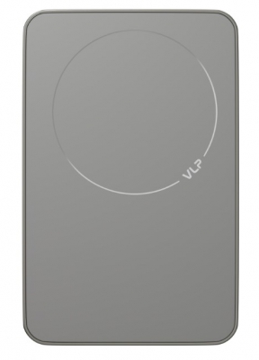 Металлический Внешний аккумулятор VLP Diamond Energy  с поддержкой Magsafe  Qi2/5000mAh/3A/USB-C (натуральный титан)