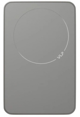 Металлический Внешний аккумулятор VLP Diamond Energy  с поддержкой Magsafe  Qi2/10000mAh/3A/USB-C (натуральный титан)