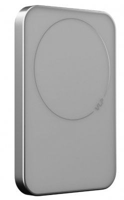 Металлический Внешний аккумулятор VLP Diamond Energy с поддержкой Magsafe  Qi2/SSB 5000mAh/3A/USB-C/CCC (белый)