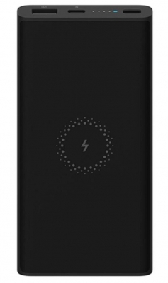 Внешний аккумулятор с поддержкой беспроводной зарядки Xiaomi Mi Wireless Power Bank Youth 10000mAh WPB15ZM (Черный)