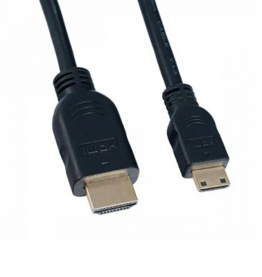 Кабель PERFEO H1101 HDMI A - HDMI C mini, ver.1.4  2м, (черный)
