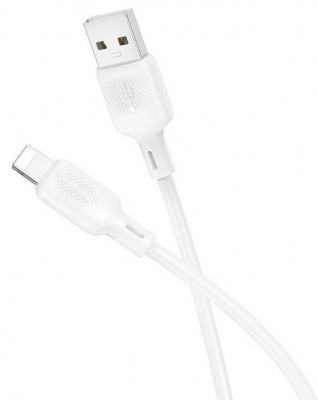 Кабель USB-A to Lightning BOROFONE BX113 2,4A 1м (белый)