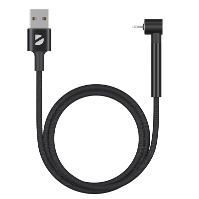 Кабель подставка  Deppa Stand   USB - Lightning  1м (72294) черный