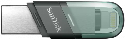 Флеш-накопитель USB-C/Lightning SanDisk iXpand Flash Drive Flip 128Gb (SDIX90N-128G-GN6NE)