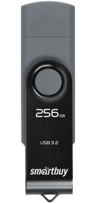 Флеш-накопитель USB 3.0 Smartbuy 256GB Twist Dual Type-C/Type-A (SB256GB3DUOTWK)