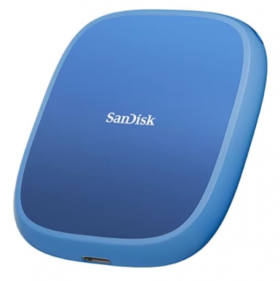 Внешний жесткий диск SanDisk Creator Phone SSD 1TB c поддержкой MagSafe (синий)