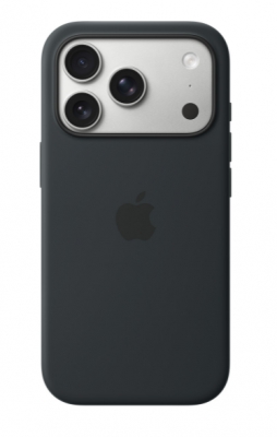 Чехол клип-кейс силиконовый Apple Silicone Case MagSafe для iPhone 17 Pro, цвет Black, Черный (MGFK4)