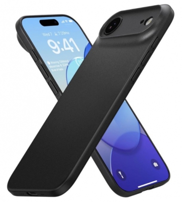 Чехол тонкий накладка Gurdini Super Slim 0.3 mm для Apple iPhone 17 Air (черный)