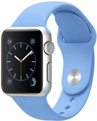 Силиконовый ремешок CTI для Apple Watch 38/40 мм (Surf Blue)