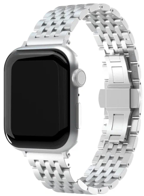 Ремешок из нержавеющей стали VLP Stark Band для Apple Watch 38/40/41 мм (серебристый)
