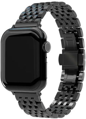 Ремешок из нержавеющей стали VLP Stark Band для Apple Watch 38/40/41 мм (черный)