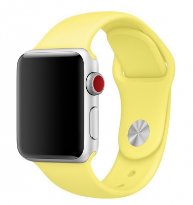 Силиконовый ремешок CTI для Apple Watch 38/40 мм (желтый)