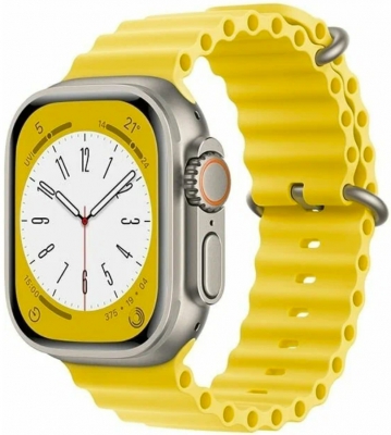 Ремешок GDR Ocean band для Apple Watch 42/44/45/49 mm (желтый)