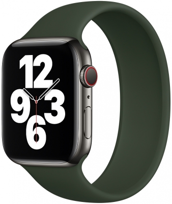 Монобраслет цвета «кипрский зелёный» для Apple Watch 42/44 мм (MYWL2ZM/A)