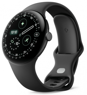 Умные часы Google Pixel Watch 4 45mm Wi-Fi Черный (Matte Black/Obsidian)