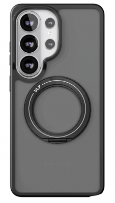 Чехол защитный VLP Ring Case с поддержкой MagSafe и подставкой для Samsung Galaxy S26 Ultra (черный)