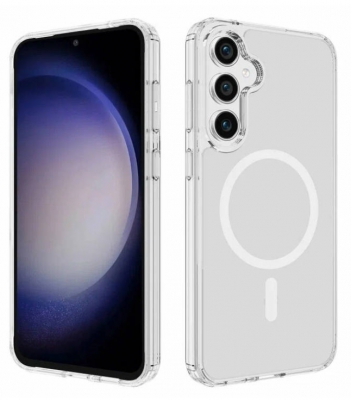 Чехол накладка CTI с поддержкой MagSafe для Samsung S26 (прозрачный)