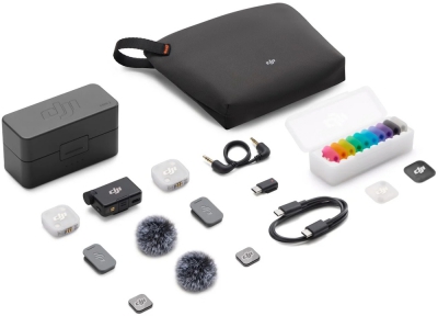 Комплект беспроводных микрофонов DJI MIC MINI 2 (2 TX + 1 RX + Charging Case)