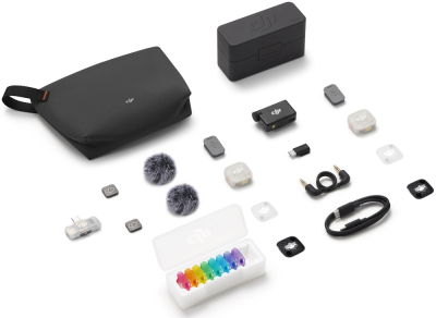 Комплект беспроводных микрофонов DJI MIC MINI 2S (2 TX + 1 RX + Charging Case + Mobile RX)