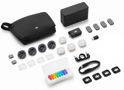 Комплект беспроводных микрофонов DJI MIC MINI 2S (4 TX + 1 RX + Charging Case)