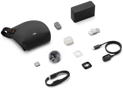 Комплект беспроводных микрофонов DJI MIC MINI 2S (1 TX + 1 Mobile RX + Charging Case)