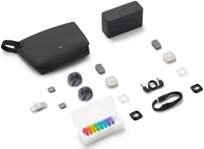 Комплект беспроводных микрофонов DJI MIC MINI 2S (2 TX + 1 Mobile RX + Charging Case)
