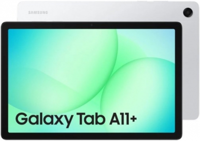 Планшет Samsung Galaxy Tab Tab A11+ 5G 6/128ГБ, Wi-Fi, серебристый (SM-X236)
