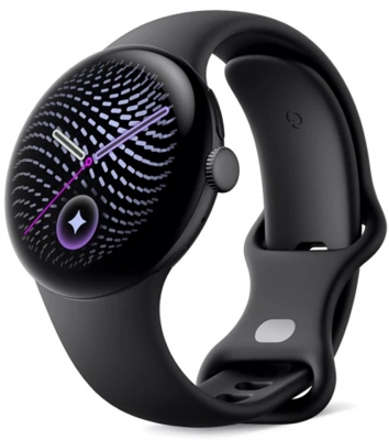 Часы Google Pixel Watch 5 LTE, 41 мм, корпус чёрного цвета, ремешок чёрного цвета (Black/Obsidian)