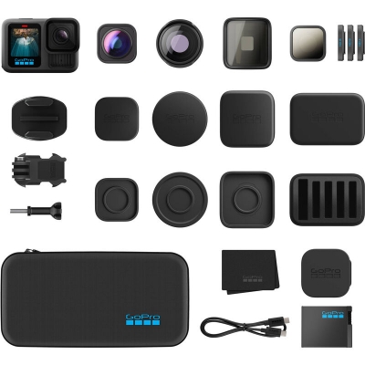 Экшн-камера GoPro HERO13 Black HB-Series Lenses, черный