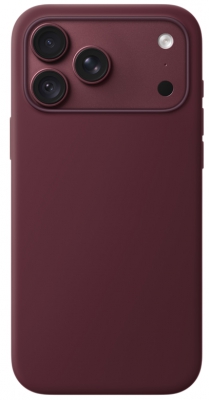 Чехол клип-кейс силиконовый Apple Silicone Case MagSafe для iPhone 18 Pro Max, цвет Burgundy, Бордовый (MK194)