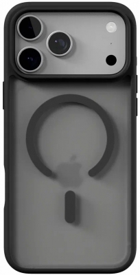 Чехол защитный VLP LITE Bloom Case с MagSafe для iPhone 18 Pro Max (черный)