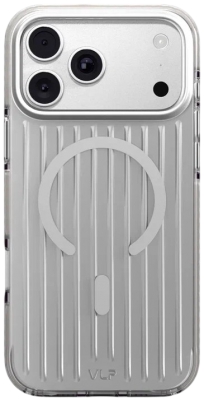 Чехол защитный VLP Pulse Case с MagSafe для iPhone 18 Pro Max (серебристый)