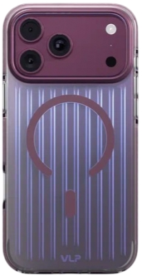 Чехол защитный VLP Pulse Case с MagSafe для iPhone 18 Pro Max (темно-вишневый)