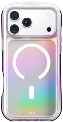 Чехол защитный VLP Bubble Case с MagSafe для iPhone 18 Pro Max (перламутр)