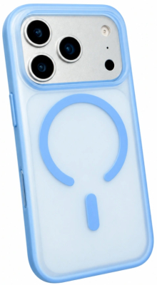 Чехол ударопрочный Gurdini Shockproof Case с MagSafe для iPhone 18 Pro Max / 17 Pro Max (голубой)